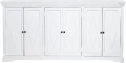 Crestview Collection Diamond Black/White Sideboard -Furniture Store 73be7643 5d31 4381 b97f caaf807ab5ae