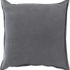 Surya Cotton Velvet Charcoal 18"x18" Pillow Shell 2 Surya Cotton Velvet Charcoal 18"x18" Pillow Shell -Furniture Store 73e11b9c 6810 45aa ac5f 5eb8883cad6b