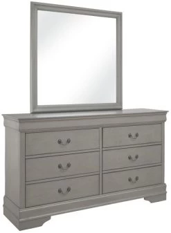 Signature Design By Ashley® Kordasky Gray Dresser And Mirror