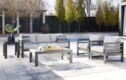 Signature Design By Ashley® Amora Charcoal Gray Outdoor Coffee Table -Furniture Store 757b302e e918 44d5 b0db 03b3a2967475