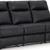 Signature Design By Ashley® Axtellton Carbon Power Reclining Sofa