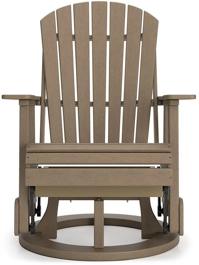 Signature Design By Ashley® Hyland Wave Driftwood Outdoor Swivel Glider Chair 4 Signature Design By Ashley® Hyland Wave Driftwood Outdoor Swivel Glider Chair - Image 2