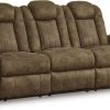 Signature Design By Ashley® Wolfridge Brindle Power Reclining Sofa -Furniture Store 78015202 bf7a 4b52 ba44 528fcf3f3eba