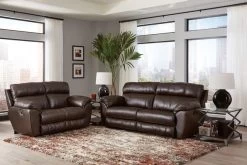IAmerica Veneto Chocolate Power Lay Flat Reclining Sofa -Furniture Store 7883ec49 c89d 488d bcd4 28ba7459dd27
