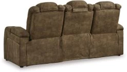 Signature Design By Ashley® Wolfridge Brindle Power Reclining Sofa -Furniture Store 7a46f530 2038 4a95 b620 9ba2c172baed