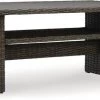 Signature Design By Ashley® Brook Ranch Brown Outdoor Multi-Use Table -Furniture Store 7ae876b3 7953 4dde 8404 c991ee826771