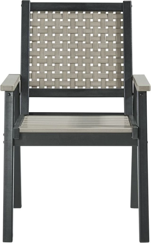 Signature Design By Ashley® Mount Valley Driftwood/Black Outdoor Arm Chair 4 Signature Design By Ashley® Mount Valley Driftwood/Black Outdoor Arm Chair - Image 2