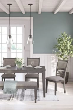 Signature Design By Ashley® Wrenning 6-Piece Gray Dining Set -Furniture Store 7da14163 45dd 4a5f 88c1 a16ba2d937c5