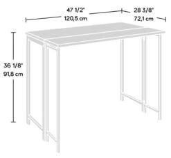 Sauder® North Avenue® Sindoori Mango® Modern Drop Leaf Table 11 Sauder® North Avenue® Sindoori Mango® Modern Drop Leaf Table -Furniture Store 7e642939 3368 4704 8fc5 32fd374b6b5b
