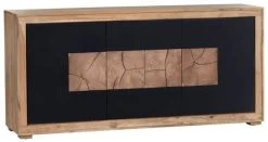 Crestview Collection Heartwood Black Console