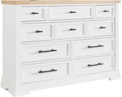 Signature Design By Ashley® Ashbryn Natural/White Dresser