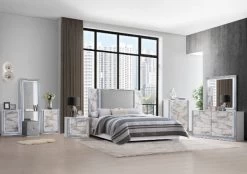 Global Furniture USA Ylime 3-Piece Light Grey/White Vanity Set With LED -Furniture Store 7f533e02 1d98 4ae2 9c7a 9be52230002a