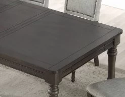 Steve Silver Co. Linnett Slate Dining Table With Leaf -Furniture Store 8093ccfb 1e81 43ad b85e 70a723a883d9