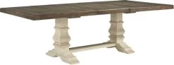 Signature Design By Ashley® Bolanburg Antique White/Brown Extention Dining Table