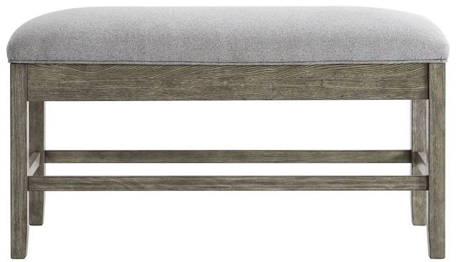 Steve Silver Co. Grayson Driftwood Storage Counter Bench 5 Steve Silver Co. Grayson Driftwood Storage Counter Bench - Image 3