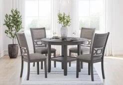 Signature Design By Ashley® Wrenning 5-Piece Gray Dining Set -Furniture Store 8374ffe8 3480 4ebc a6de 422d81a5034d