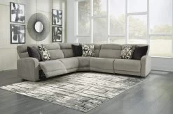 Signature Design By Ashley® Colleyville 5-Piece Stone Reclining Sectional -Furniture Store 84e6abe7 21b1 423b 8f28 699951b5245c