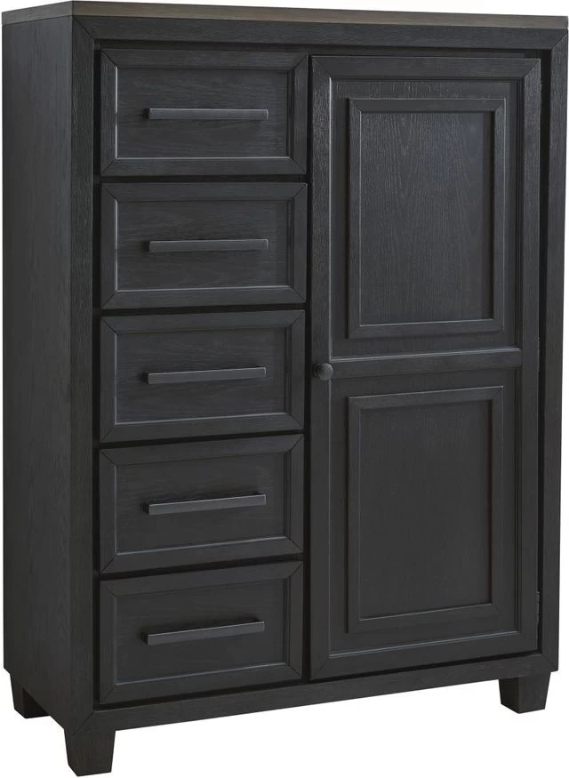 Signature Design By Ashley® Foyland Black/Brown Door Chest 3 Signature Design By Ashley® Foyland Black/Brown Door Chest