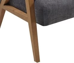 Olliix By Madison Park Carla Charcoal Accent Lounge Chair -Furniture Store 88153bb8 ac36 407d 8eef 2ac25aa8dc76