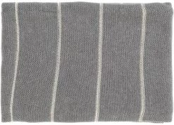Surya Torsten Medium Gray 50"x60" Throw Blanket
