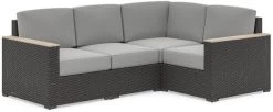 Homestyles® Boca Raton Brown Outdoor 4-Seat Sectional