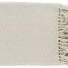 Surya Thelma Cream 50"x60" Throw Blanket -Furniture Store 897b953d ff63 4371 886f 51d4cd3f5f40