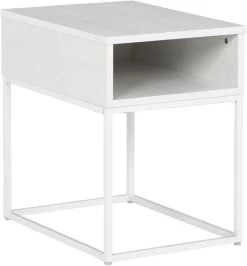 Signature Design By Ashley® Deznee White End Table