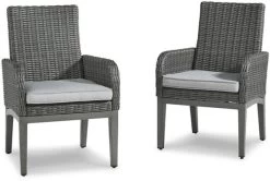 Signature Design By Ashley® Elite Park Gray Arm Chairs With Cushion
