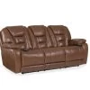 Homestretch Leather Saddle Triple Power Reclining Sofa 1 Homestretch Leather Saddle Triple Power Reclining Sofa -Furniture Store 8e53ea40 bc6c 4f35 a4db 21165de5e1de