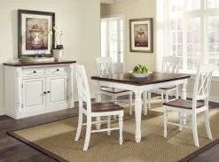 Homestyles® Monarch 5-Piece Off-White Dining Set -Furniture Store 8f0ed06e 9525 4f75 8a95 504100d909d7
