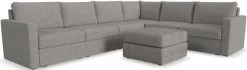 Flex By Flexsteel® 7-Piece Pebble Sectional With Ottoman
