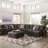 IAmerica Hercules Smoke 3 Piece Modular Sectional
