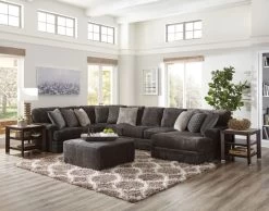 IAmerica Hercules Smoke 3 Piece Modular Sectional