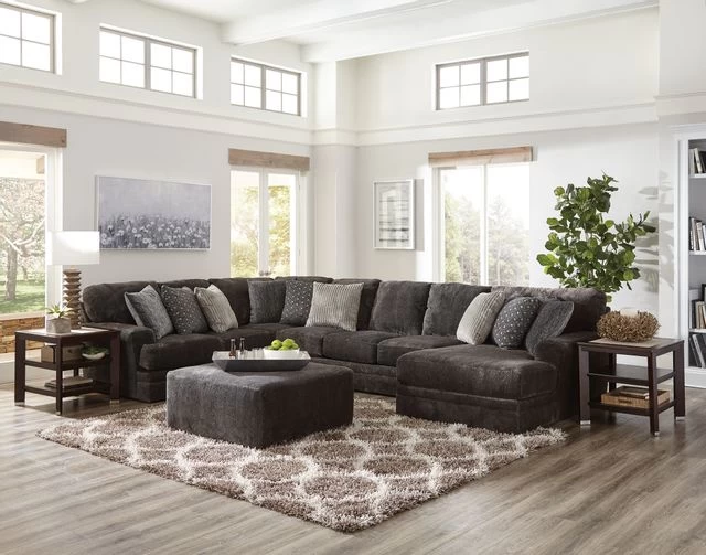 IAmerica Hercules Smoke 3 Piece Modular Sectional 3 IAmerica Hercules Smoke 3 Piece Modular Sectional