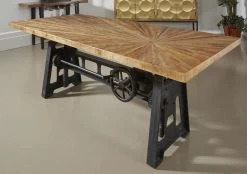 Coast2Coast Home™ Sunny Del Sol Brown Adjustable Height Dining Table -Furniture Store 8fa38214 873f 4723 bc92 c39582582f1e