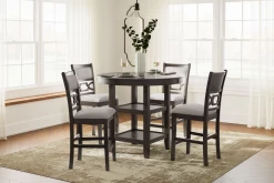 Signature Design By Ashley® Langwest 5-Piece Brown Counter Height Dining Set -Furniture Store 90477c08 d219 4f7a 83fa 213dca2f5929