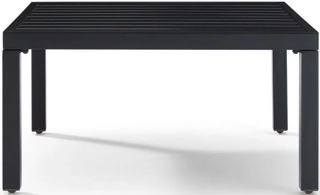 Crosley Furniture® Piermont Matte Black Outdoor Sectional Coffee Table 4 Crosley Furniture® Piermont Matte Black Outdoor Sectional Coffee Table - Image 2