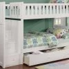 Lifestyle White Twin/Twin Bunk Bed With Ladder Chest -Furniture Store 9415c7ce a853 4631 9160 02c744cee5ba