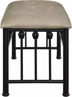 Coaster® Livingston Brown/Dark Bronze Bench -Furniture Store 9456e6f3 c211 4fa3 9899 e817b79d9b5f