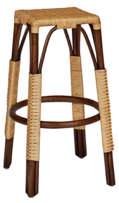 Progressive® Furniture Scout Chocolate/Natural Bar Stool