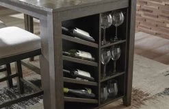 Signature Design By Ashley® Rokane 5-Piece Light Brown Counter Table Set P82406522 -Furniture Store 9735e956 3156 4581 80bf 018ad8990b46