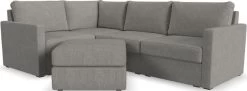 Flex By Flexsteel® 5-Piece Pebble Sectional With Ottoman