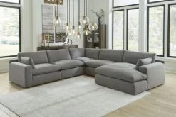 Benchcraft® Elyza 5-Piece Smoke Right-Arm Facing Sectional With Chaise 9 Benchcraft® Elyza 5-Piece Smoke Right-Arm Facing Sectional With Chaise -Furniture Store 98321dfa f23e 48c1 bd0e 75fde2f57e61