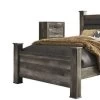 Signature Design By Ashley® 3pc Wynnlow Rustic Gray King Upholstered Poster Bedroom Set P40976478 -Furniture Store 99879c2a f26f 4191 a541 6a56586176d2