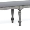Flexsteel® Plymouth® Weathered Graywash Bench -Furniture Store 99aeba6e 5733 433c 904b f480a101fa47
