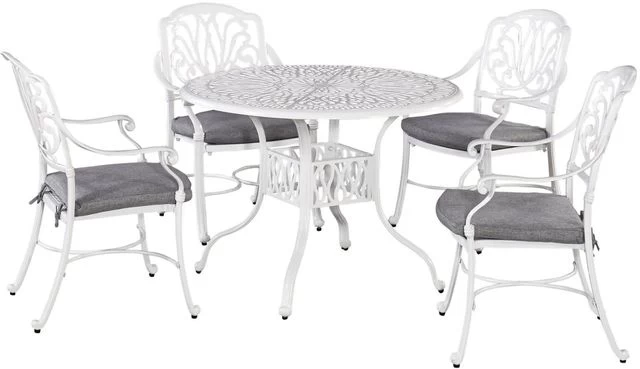Homestyles® Capri 5-Piece White Dining Set 3 Homestyles® Capri 5-Piece White Dining Set