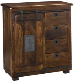 Coast2Coast Home™ Warm Brown Mango Accents Cabinet