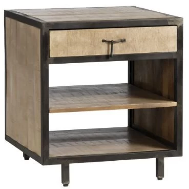 Crestview Collection Campbell Black/Brown End Table 3 Crestview Collection Campbell Black/Brown End Table