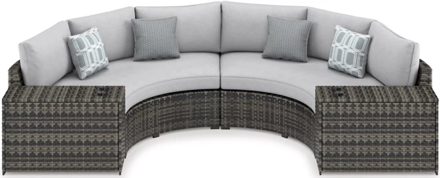 Signature Design By Ashley® Harbor Court 4-Piece Gray Outdoor Sectional 3 Signature Design By Ashley® Harbor Court 4-Piece Gray Outdoor Sectional