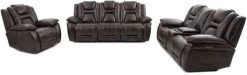 Steve Silver Co. Oportuna Coffee Dual-Power Reclining Sofa With Drop-Down Table -Furniture Store 9dcf7329 1718 4a5a b239 cd57d2becbd4